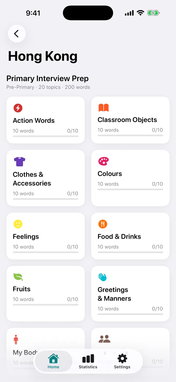 La bibliothèque intégrée : les thèmes Cambridge YLE Starters